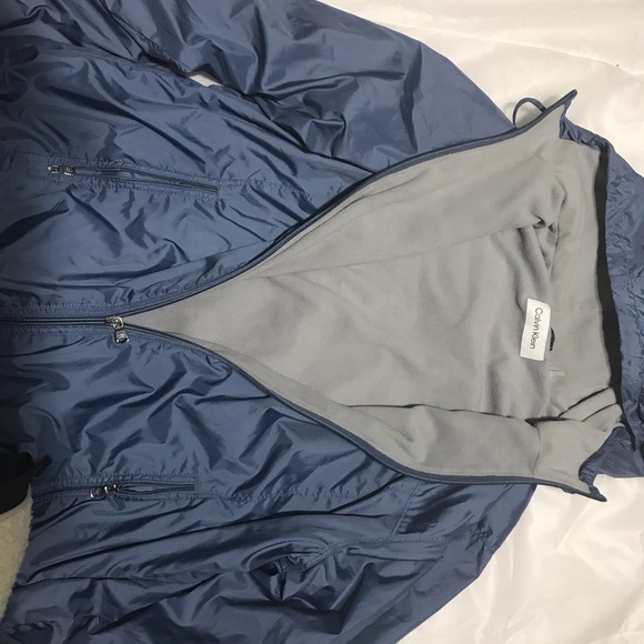Calvin Klein Blue Windbreaker - Picture 2 of 3